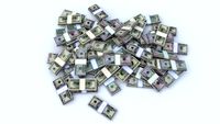 Low Poly Money Bricks 3D Model