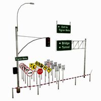 Traffic and road signs pack