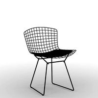 Black Bertoia Chair