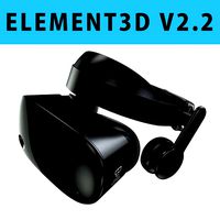 E3D - 3D model Samsung Odyssey Windows Mixed VR Headset 3D model