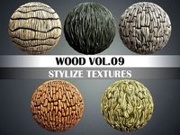 Stylized Wood Vol 09 - Hand Painted Textur