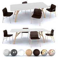 Pianca - Table Maestro and Chair Alunna