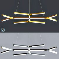 Quad Y LED Chandelier by Sonneman