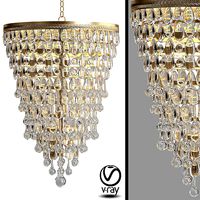 Clarissa Glass Drop Pendant