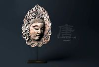 The Buddha head of the Tang Dynasty in China
