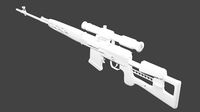 Dragunov sniper rifle