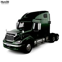 Freightliner Columbia Sleeper Cab Raised Roof Tractor Truck 2009