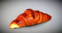 3D French Croissant