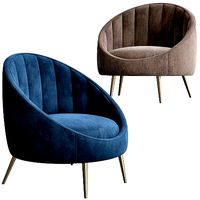 Ether Padded Armchair 3d model