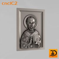 Icon of St Nicholas 3D Model
