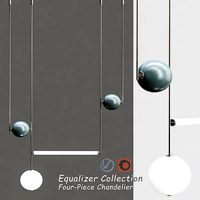 Equalizer Collection Four Piece Chandelier