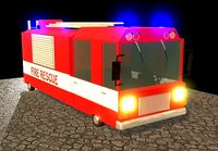 Fire rescue car