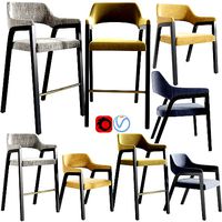 Cezar Bar Stool And Dining Chair