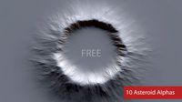 10 Free Asteroid Alphas - Brush Zbrush Fre