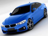 BMW 4 F32 Coupe M package 3D Model