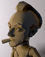 Tank Girl 3D Model