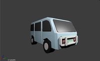 Low poly Van
