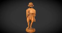 Wooden Gandhi