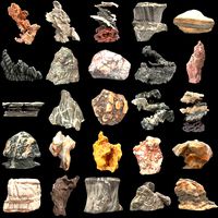 25 Space Rock Suiseki Collection