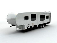 Fifth Wheel Travel Trailer Toy Hauler 2-Axle