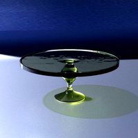 Crystal cake stand