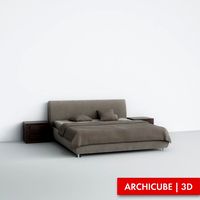 Photorealistic Bed 3D Model