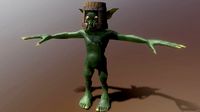 Superfuntimes Rigged Low Poly Goblin