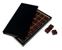 Blank sweets package with chocolate candy mock up