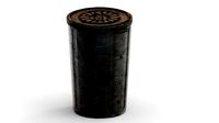 Trash Can Highpoly Model
