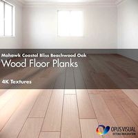 Mohawk Coastal Bliss Beachwood Hardwood Wood Floor 4K Texture