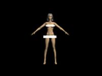 Naked girl 3D Model