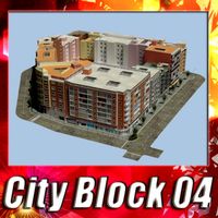 3D Models City Block 04 3D Model