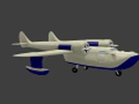 Seaplane Seaduck 3D Model