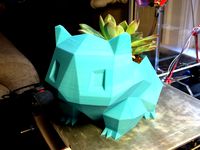 Bulbasaur (Printable with no Infill) by mike_new