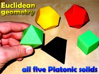 Platonic solid in Euclidean geometry / Platonische Koerper by nischi