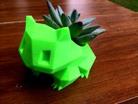 Low Poly Bulbasaur Planter by Hitsman