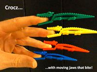 Crocz... Crocodile Clips / Clamps / Pegs with Moving Jaws by muzz64