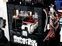 3D printed full size makerbot by Webca