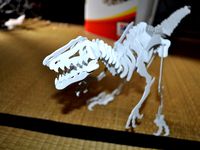 Velociraptor 3D puzzle, Dino by hoctopusse