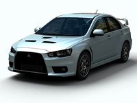 Mitsubishi Lancer Evolution X 3D Model