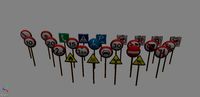 Signs 3D Model