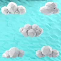 Low Poly Clouds Pack
