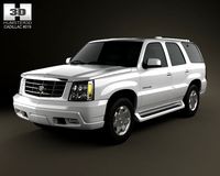 Cadillac Escalade 2002 3D Model