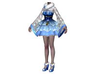 Body with Clothing woman A8