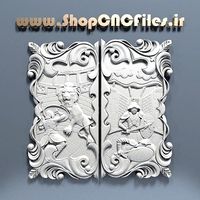 backgammon carved 3d sides