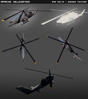 Apache Helicopter lowpoly