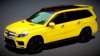 Mercedes-Benz GL550 3D Model Luxury SYV