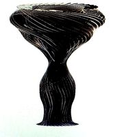 Fibonacci tornado vase