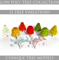 Low Poly Tree Collection