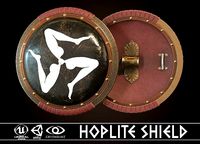Hoplite Shield Triskelion 2